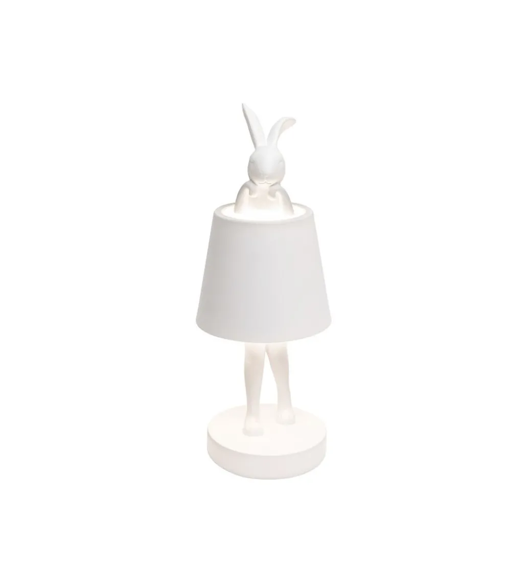 Lampa stołowa ANIMAL RABBIT 29 cm biała*KDesign Clearance