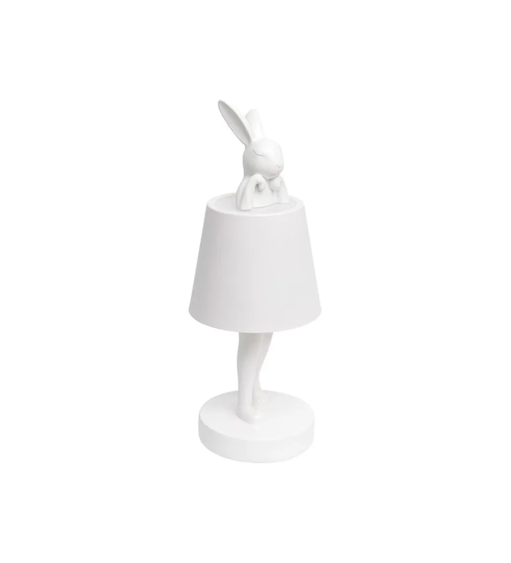 Lampa stołowa ANIMAL RABBIT 29 cm biała*KDesign Clearance