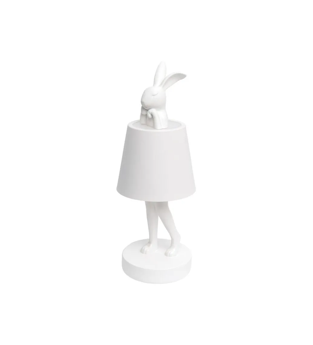 Lampa stołowa ANIMAL RABBIT 29 cm biała*KDesign Clearance