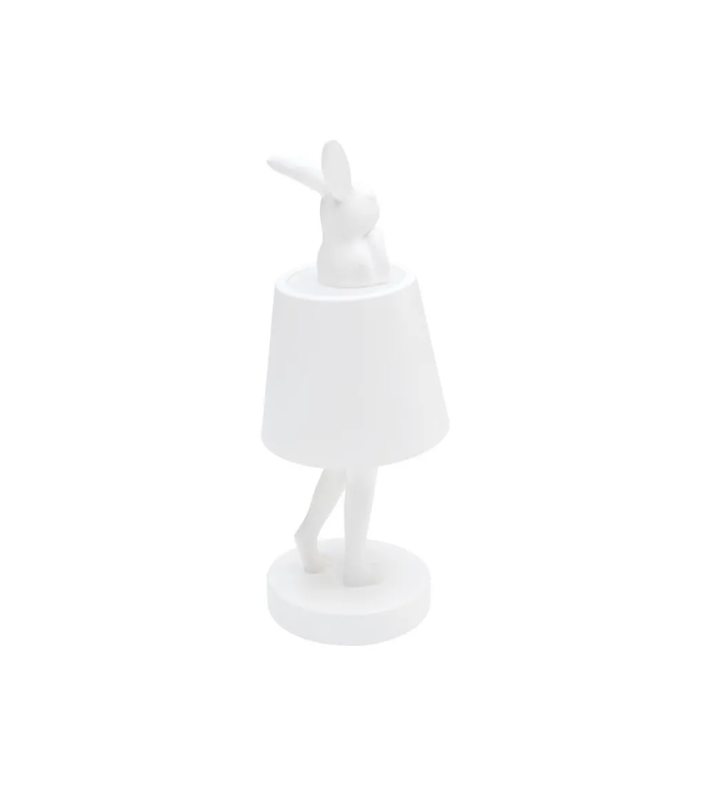 Lampa stołowa ANIMAL RABBIT 29 cm biała*KDesign Clearance