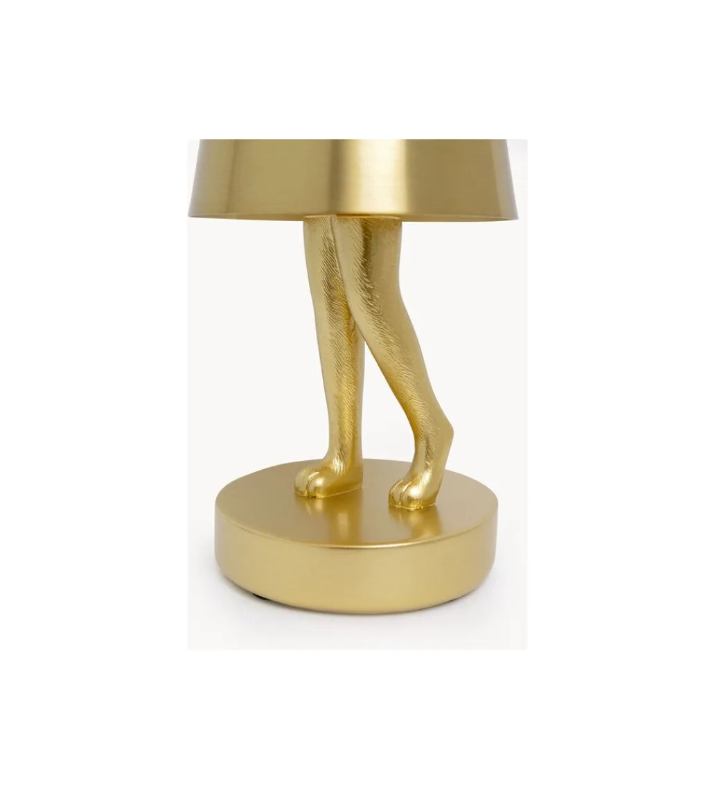 Lampa stołowa ANIMAL RABBIT 29 cm złota*KDesign Sale