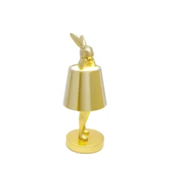 Lampa stołowa ANIMAL RABBIT 29 cm złota*KDesign Sale