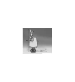 Lampa stołowa ANIMAL RABBIT 88 cm złoto biała*KDesign Hot