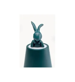 Lampa stołowa ANIMAL RABBIT LED 29 cm niebieska*KDesign Outlet