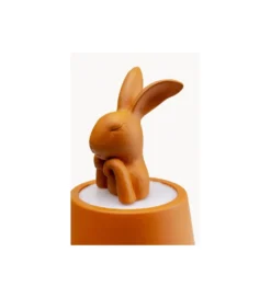 Lampa stołowa ANIMAL RABBIT LED 29 cm pomarańczowa*KDesign Hot