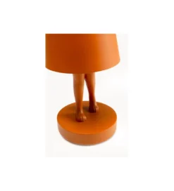Lampa stołowa ANIMAL RABBIT LED 29 cm pomarańczowa*KDesign Hot