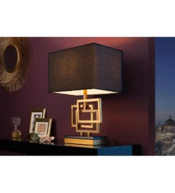 Lampa stołowa ARIZONA 56 cm złota*Invicta Interior - przedsprzedaż Sale