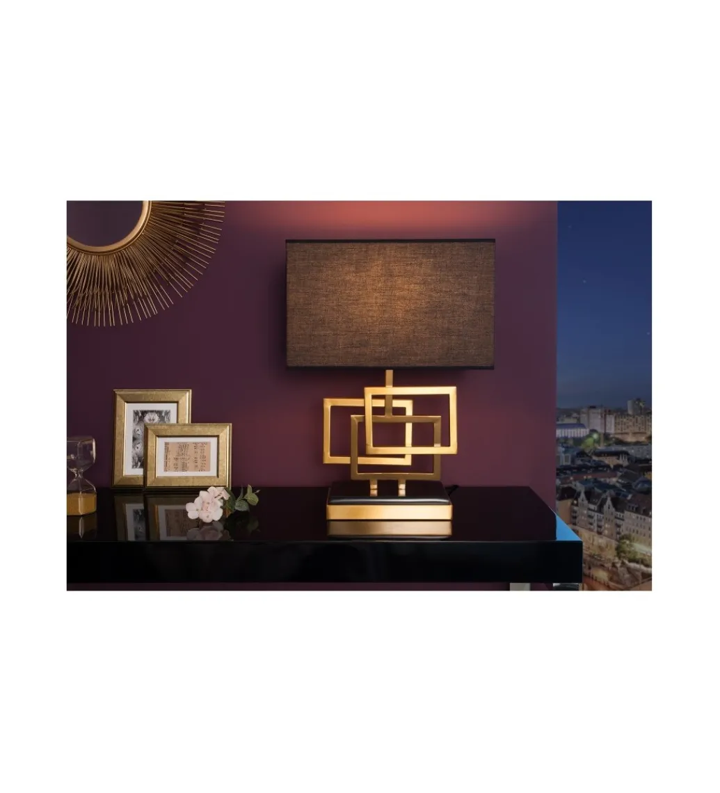 Lampa stołowa ARIZONA 56 cm złota*Invicta Interior - przedsprzedaż Sale
