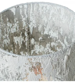 Lampa stołowa ATELIE 55 cm biała*Exclusivas Outlet
