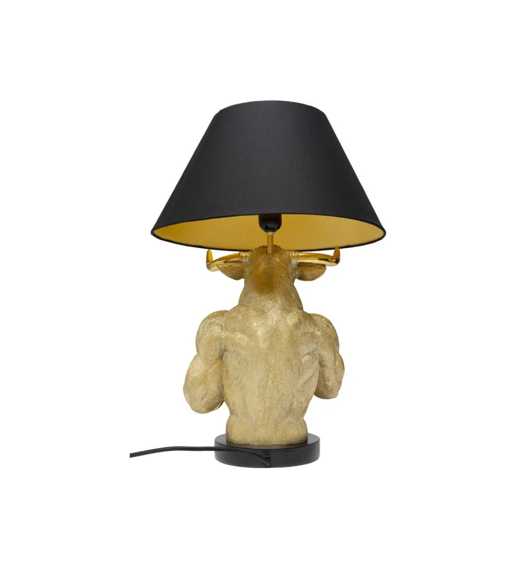 Lampa stołowa BOXER BULL 53 cm złota*KDesign New