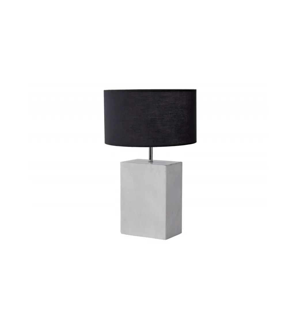 Lampa stołowa BRANDE 55 cm marmur biała*Invicta Interior