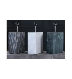 Lampa stołowa BRANDE 55 cm marmur czarna*Invicta Interior Hot
