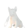Lampa stołowa Bulldog biała*J-Line Online