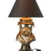Lampa stołowa BULLDOG 57 cm antyczny brąz*J-Line Best