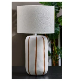 Lampa stołowa CANDA 47 cm biała*Imeri Best