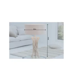 Lampa stołowa Cara Driftwood naturalna*Invicta Interior Online