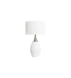 Lampa stołowa Carla 60 cm biała*Invicta Interior Hot