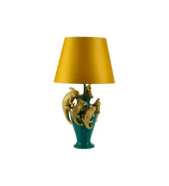 Lampa stołowa CHAMELEON 55 cm złoto zielona*Invicta Interior New