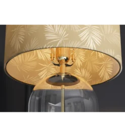 Lampa stołowa CLASSICO 47 cm szkło złoty*Invicta Interior Clearance