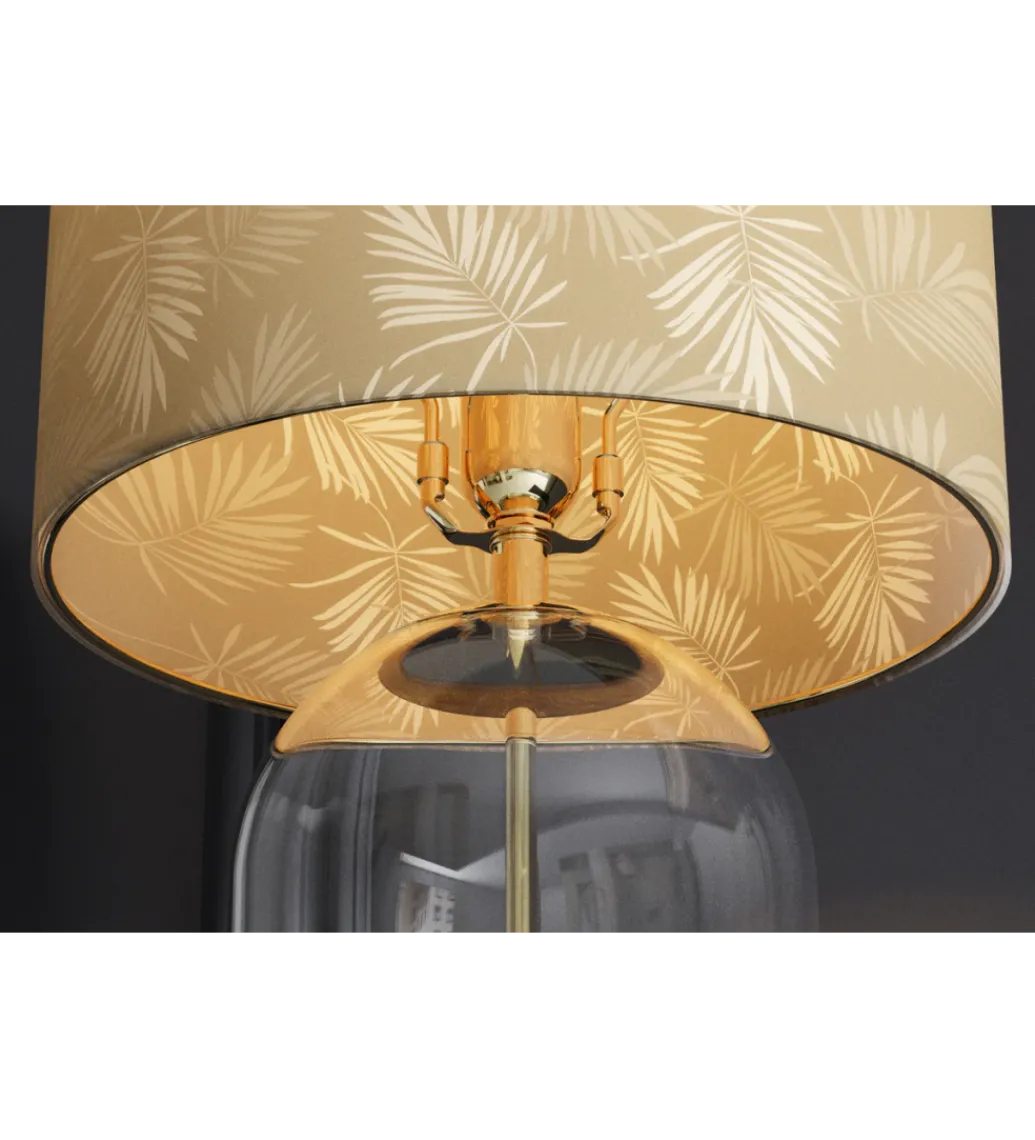 Lampa stołowa CLASSICO 47 cm szkło złoty*Invicta Interior Clearance