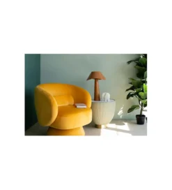 Lampa stołowa CLOUDY ROUND 49 cm pomarańczowa*KDesign Hot
