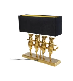Lampa stołowa DANCING COWS złota*KDesign Hot