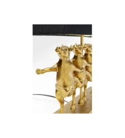 Lampa stołowa DANCING COWS złota*KDesign Hot