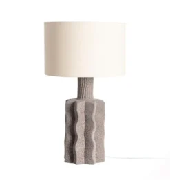 Lampa stołowa DANIKO 56 cm szaro biała*Zona-Design Best
