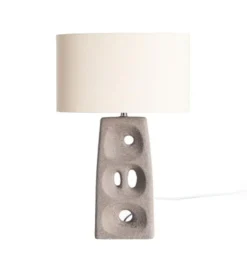 Lampa stołowa DANIKO 57 cm szaro biała*Zona-Design Discount