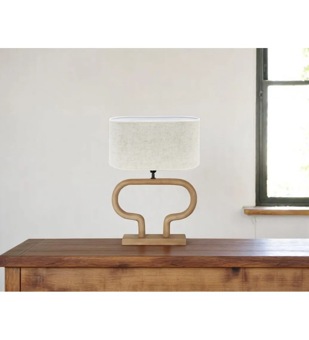 Lampa stołowa Demeter 40 cm toffee*Imeri Sale