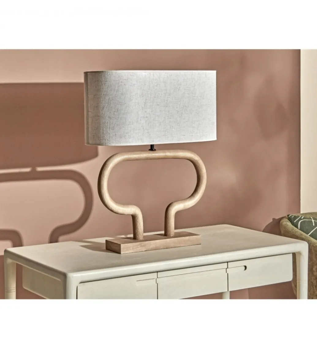 Lampa stołowa Demeter 40 cm toffee*Imeri Sale