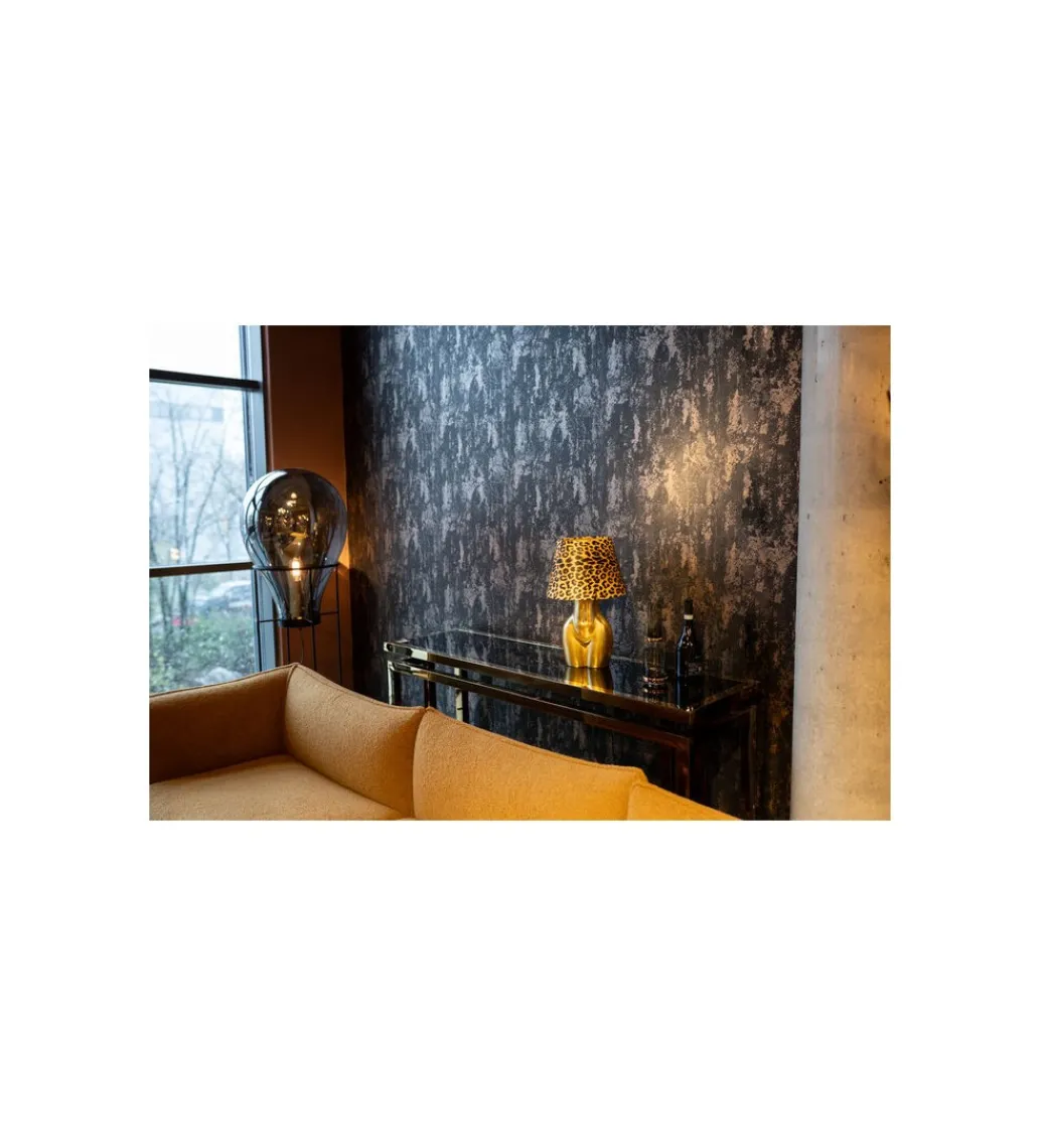 Lampa stołowa DONNA LEO 48 cm złota*KDesign Discount