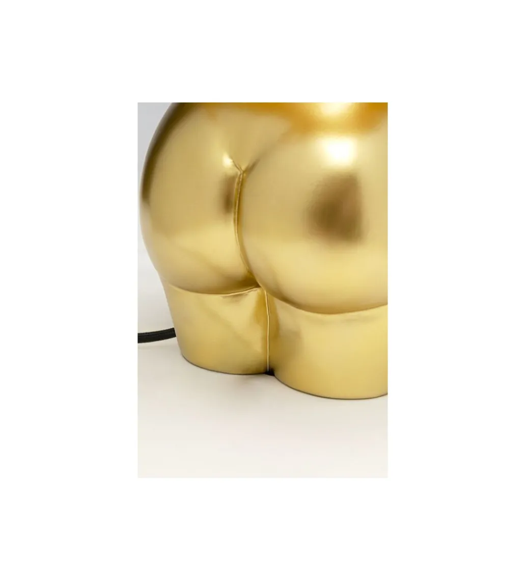 Lampa stołowa DONNA LEO 48 cm złota*KDesign Discount