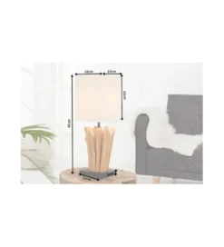 Lampa Stołowa Driftwood Euphoria biała*Invicta Interior Discount