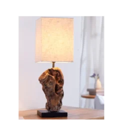 Lampa stołowa Driftwood Hypnotic beżowa*Invicta Interior - przedsprzedaż Online