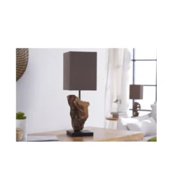 Lampa stołowa Driftwood Hypnotic brown*Invicta Interior - przedsprzedaż Clearance