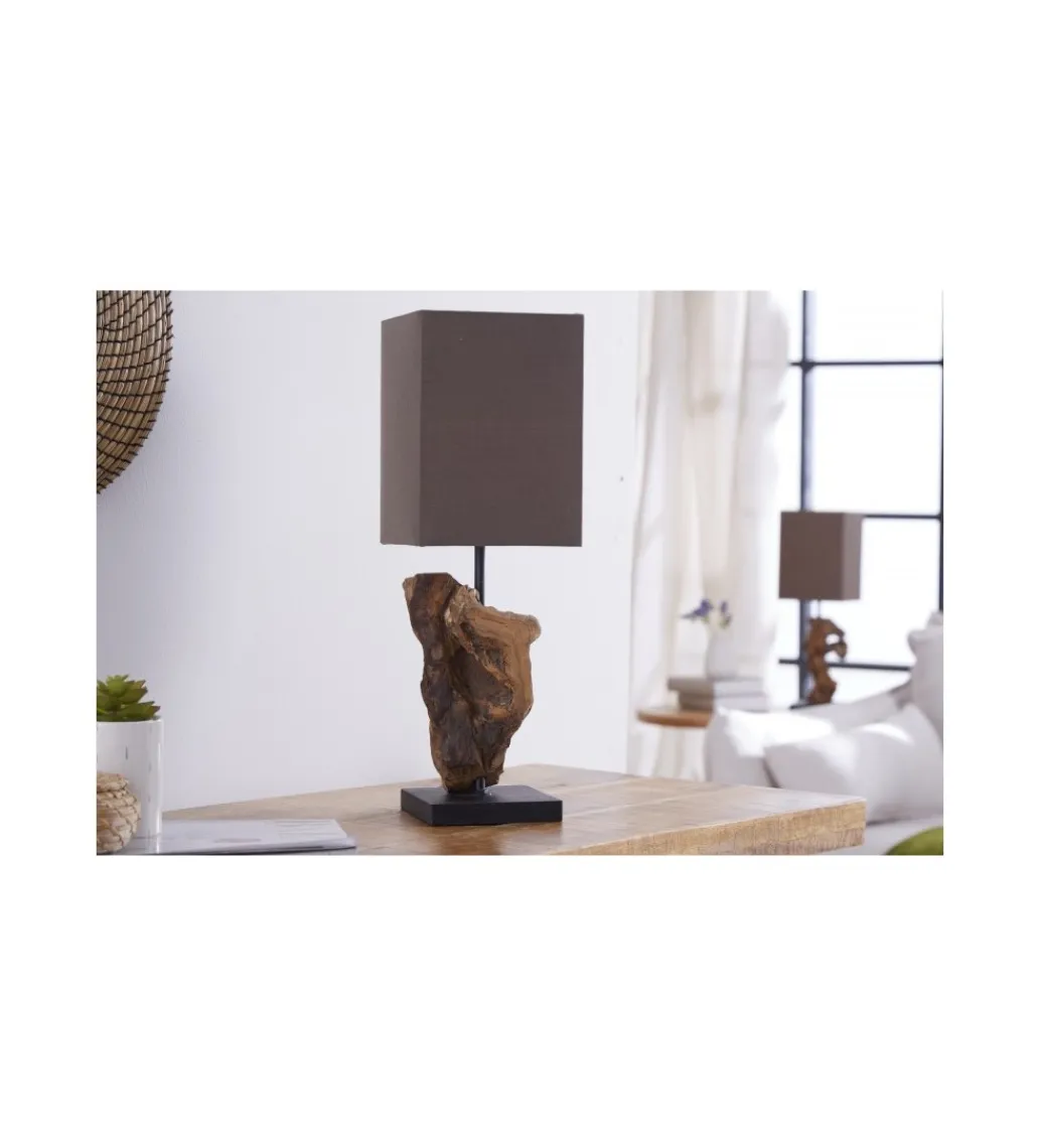Lampa stołowa Driftwood Hypnotic brown*Invicta Interior - przedsprzedaż Clearance
