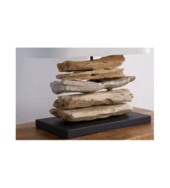 Lampa Stołowa  Driftwood Riverine Naturalna*Invicta Interior Best