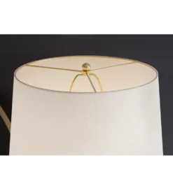 Lampa stołowa ELEGANCIA 65 cm ceramika biały*Invicta Interior Best