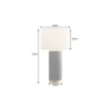 Lampa stołowa ELEGANCIA 70 cm ceramika*Invicta Interior
