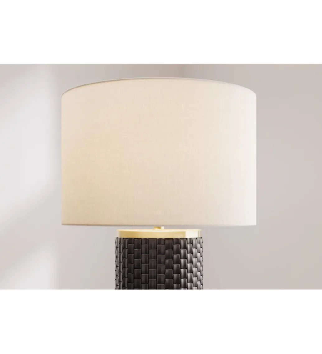 Lampa stołowa ELEGANCIA 70 cm ceramika*Invicta Interior