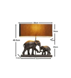 Lampa stołowa ELEPHANT FAMILY 50 cm*KDesign Clearance
