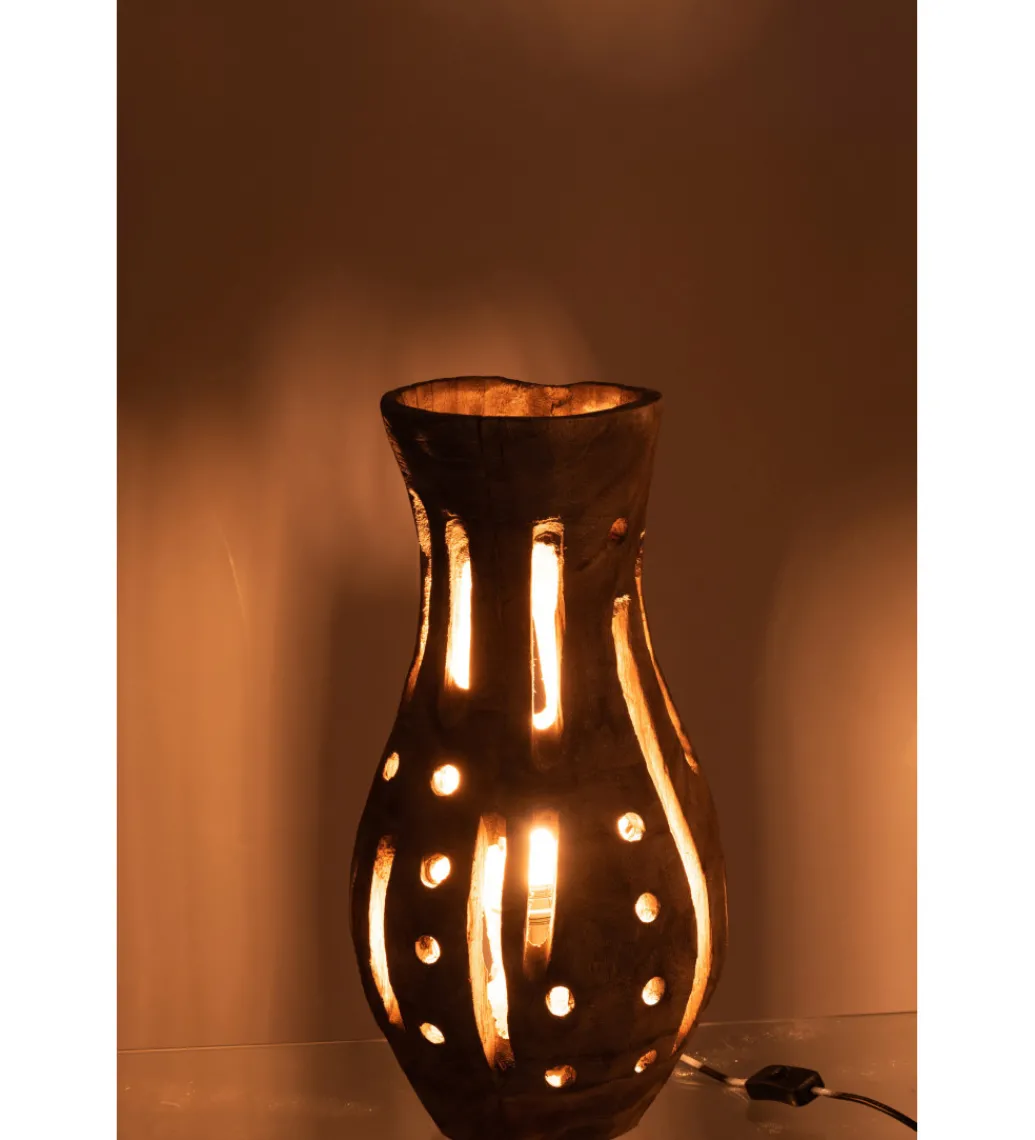Lampa stołowa ELISABETH 48 cm naturalna*J-Line