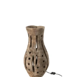 Lampa stołowa ELISABETH 48 cm naturalna*J-Line