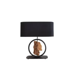 Lampa stołowa Elit 55 cm czarna*Invicta Interior - przedsprzedaż