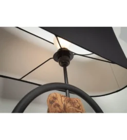 Lampa stołowa Elit 55 cm czarna*Invicta Interior - przedsprzedaż
