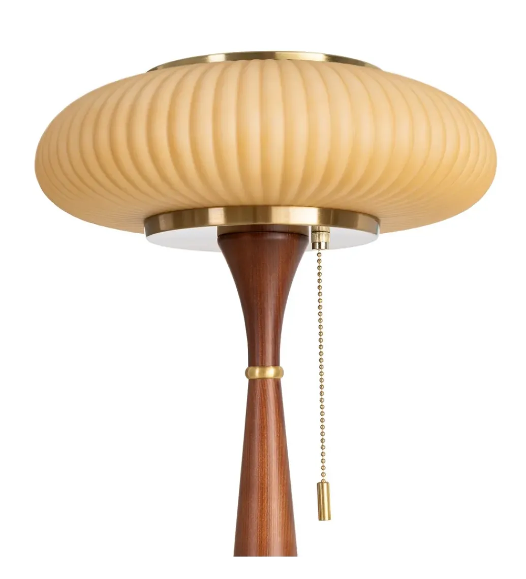 Lampa stołowa ETARAL 40 cm brązowo złota*Zona-Design Sale