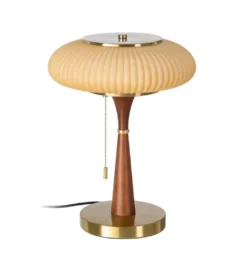 Lampa stołowa ETARAL 40 cm brązowo złota*Zona-Design Sale