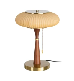 Lampa stołowa ETARAL 40 cm brązowo złota*Zona-Design Sale