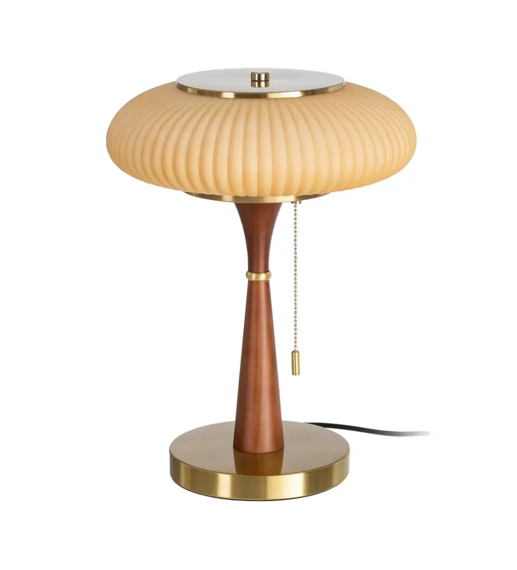 Lampa stołowa ETARAL 40 cm brązowo złota*Zona-Design Sale
